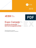 Expo Calzado: Ciudad de Guatemala Del 6 Al 8 de Agosto de 2019