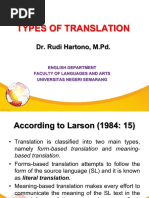 Types of Translation