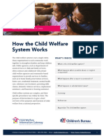 How The Child Welfare System Works: Factsheet - October 2020