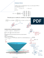 Cambio de Variables en Integrales Triples