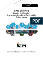 EarthScience12 Q1 Mod1 Characteristics of The Earth Subsystems Ver3