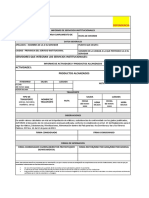 Informe de servicios institucionales