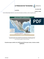 Mapa de Áreas Tormentas