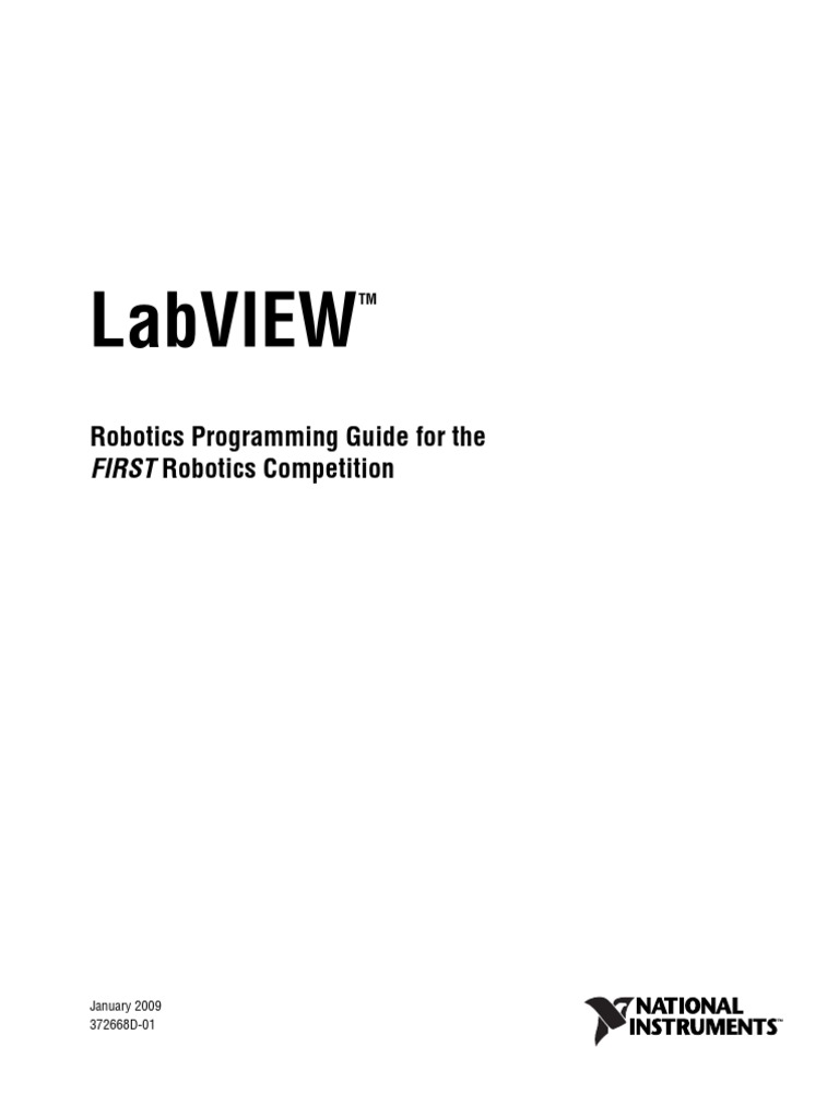 Lab View Robot Programming | PDF | Subroutine | Reliability Engineering