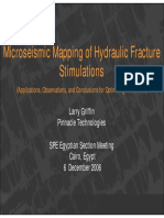 Microseismic Mapping of Hydraulic Fracture