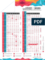 Calendario Epidemiologico 2020 Ins