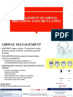 MANAGEMENT OF AIRWAY, BREATHING AND CIRCULATION rinda