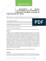 Levantamento etnobotânico de plantas medicinais na Caatinga