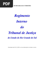 Regimento Interno do Tribunal de Justiça - anexo Res  1-98