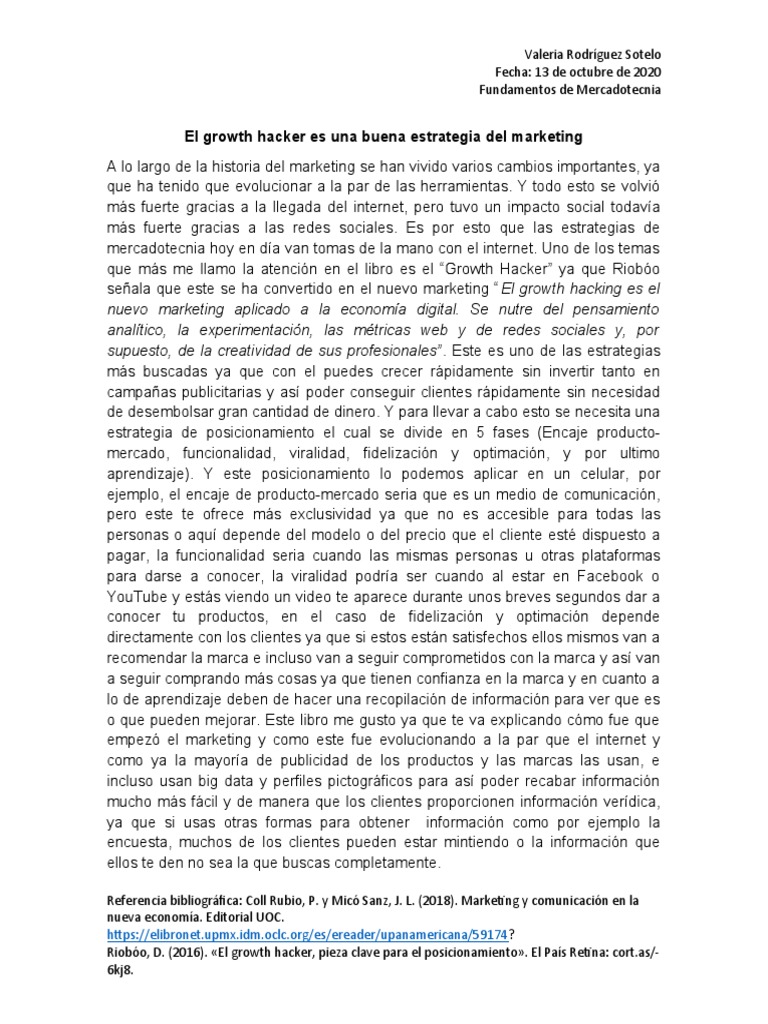 Estrategias de Growth Hacking en Marketing | PDF | Marketing | Business