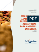 Estudio Sobre El Mercado de Preparaciones Alimenticia para Animales en Bolivia