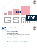 Limitaciones analógicos y migración a sistemas GSM digitales