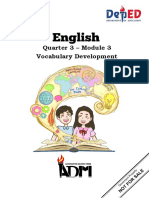 Quarter 3 - Module 3 Vocabulary Development