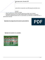 Examen Psicometrico Imss PDF Descargar Gratis Buscador PDF