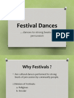 Festival Dances: Dances To Strong Beats of Percussion