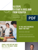 15 Steps To Start A Juice Bar Ebook