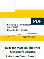Learning & Development Department Colombo Fort Hotels.