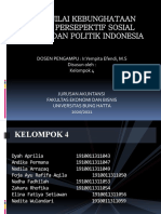 Nilai-nilai Kebunghattaan Dalam Persepektif Sosial Ekonomi Dan Politik Indonesia Masa Kini