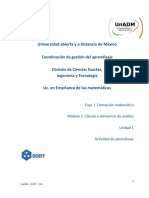 Actividad 2. Límites y Continuidad de Funciones