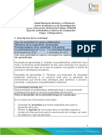 Guia de actividades y Rúbrica de evaluación - Unidad 2 - Etapa 3 - Diagnóstico