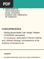 Principles of Concupiscence
