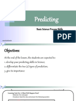 Predicting: Basic Science Process Skills