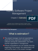 Applied Software Project Management: Estimation