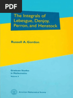 Russell A. Gordon - The Integrals of Lebesgue, Denjoy, Perron, and Henstock