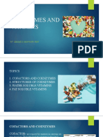 Coenzymes and Vitamins: By: Jerome S. Montano, RMT