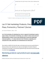 Las 5 P Del Marketing_ Producto, Precio, Plaza, Promoción y “Partners” (Socios) - Marketing Para Todos