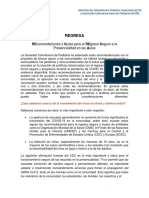 Recomendaciones Sociedad de Pediatría Regreso A Clases