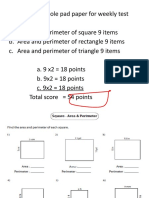 2.3 Area and Perimeter (Square, Rectangle, Triangle)