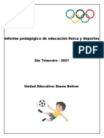 informe pedagogico