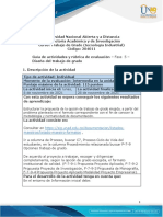 Guía de Actividades y Rúbrica de Evaluación - Unidad 2 - Fase 5 - Diseño de Trabajo de Grado