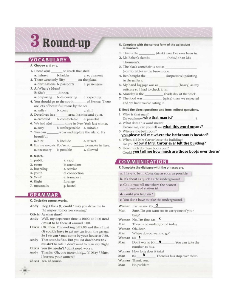round up 3 pdf answer