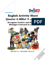 English Activity Sheet: Quarter 2-MELC 5