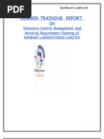 Download Project Report on Inventory Control by Gourav Sharma SN54023351 doc pdf