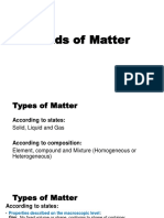 Kinds of matter