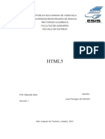 HTML5. José Penagos