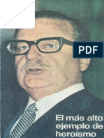 salvador allende - el mas alto ejemplo de heroismo