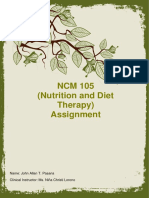 NCM 105 Assignment (Week 1-3)