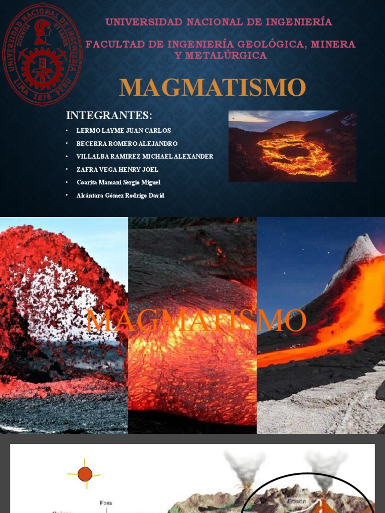 Magmatismo y Formación de Rocas | PDF | Roca (geología) | Volcán
