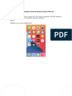 Como compartir internet desde el celular iPhone