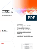 Pertemuan 10. Tujuan Dan Strategi Pendidikan Gizi