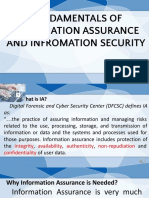 Fundamentals of Information Assurance and Infromation Security