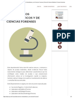 Laboratorios Criminalísticos y de Ciencias Forenses - Dirección General Medicina Forense Honduras