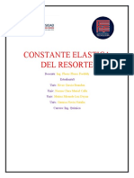 Constante elástica de resorte: Verificación de la ley de Hooke