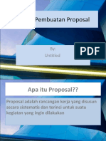 Teknik Pembuatan Proposal