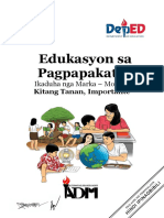 Edukasyon Sa Pagpapakatao: Ikaduha Nga Marka - Modyul 2