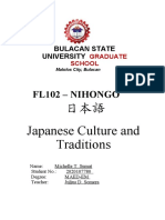 Fl102 - Nihongo: 日本語 Japanese Culture and Traditions